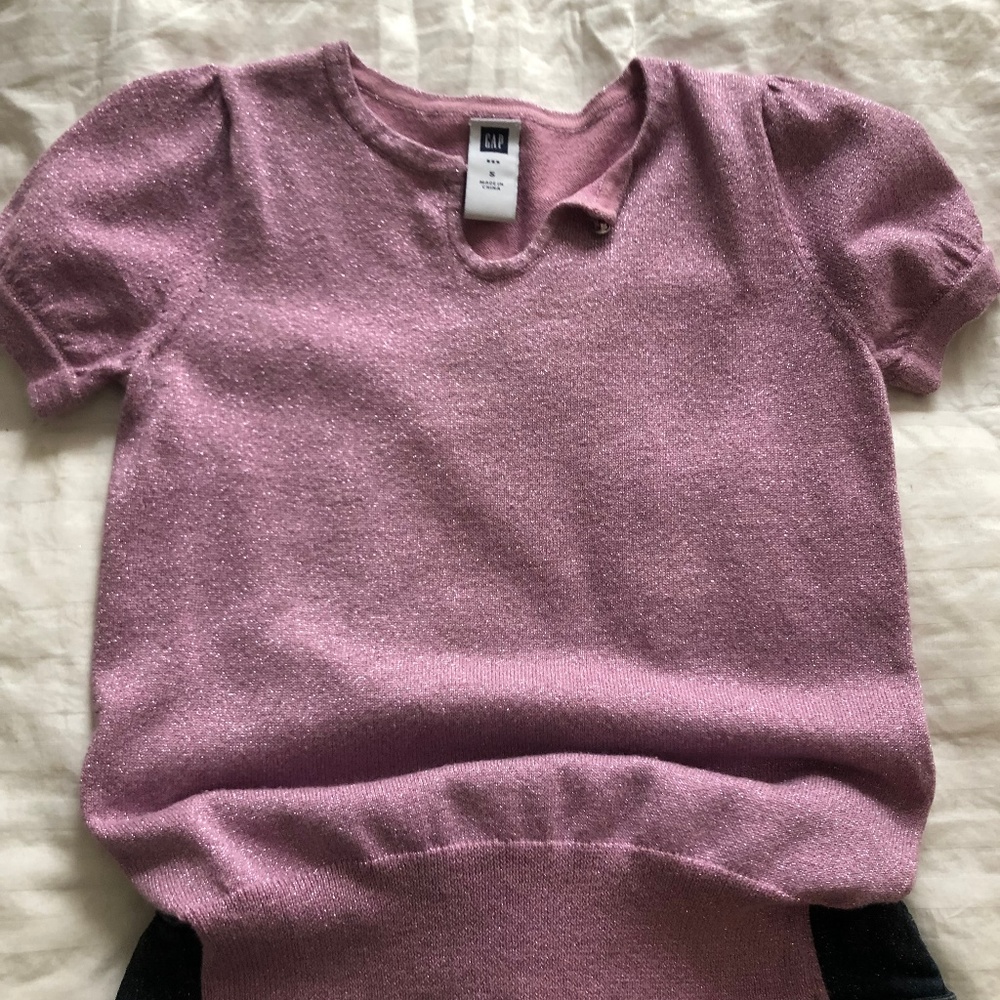 Glitter Purple Gap Kids Shirt
